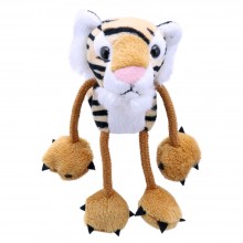 Tiger finger puppet