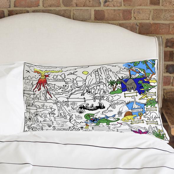 Doodle Dinosaur Pillowcase - Image 2
