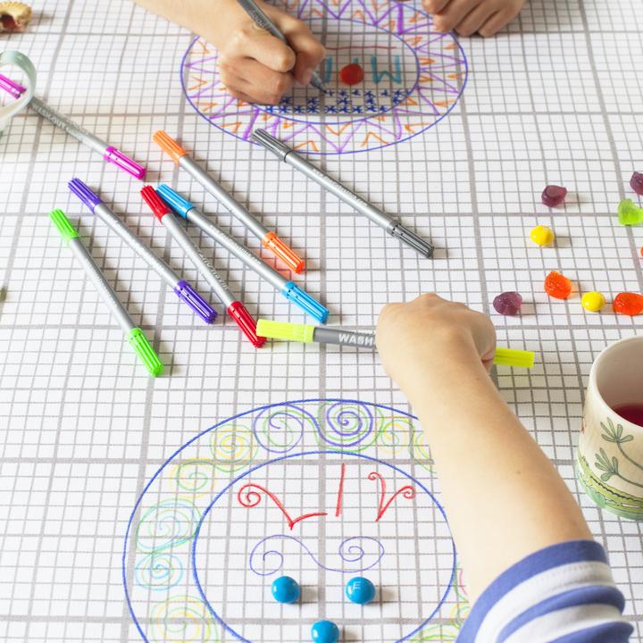 Doodle Tablecloth - large