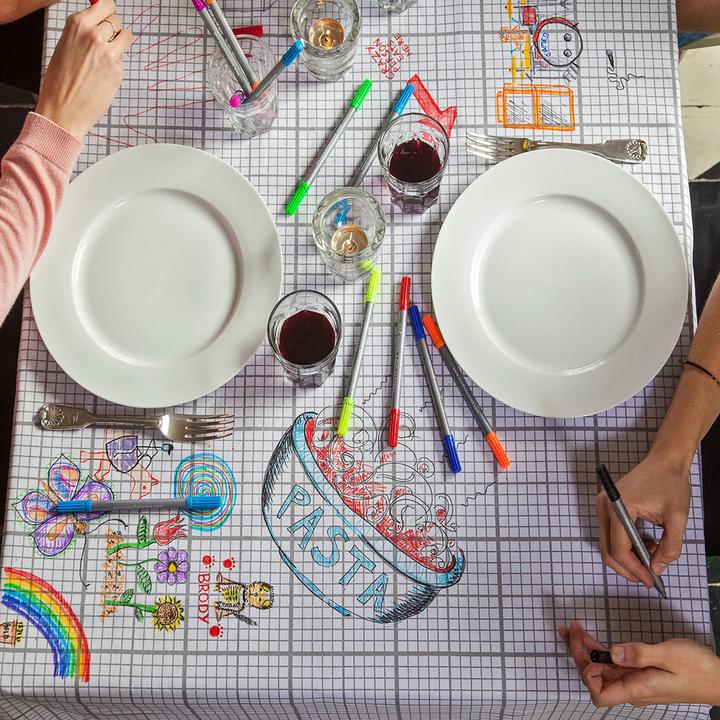 Doodle Tablecloth - large - Image 2