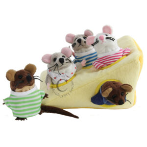 Mouse Family in Cheese