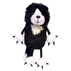 Border Collie - finger puppet