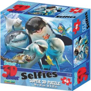 Ocean Selfies - 48 piece 3D puzzle