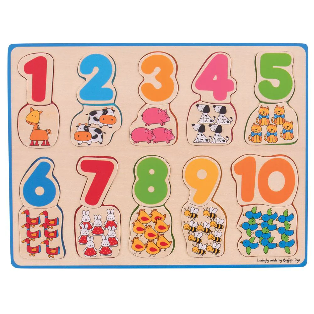 Number & Colour Matching puzzle