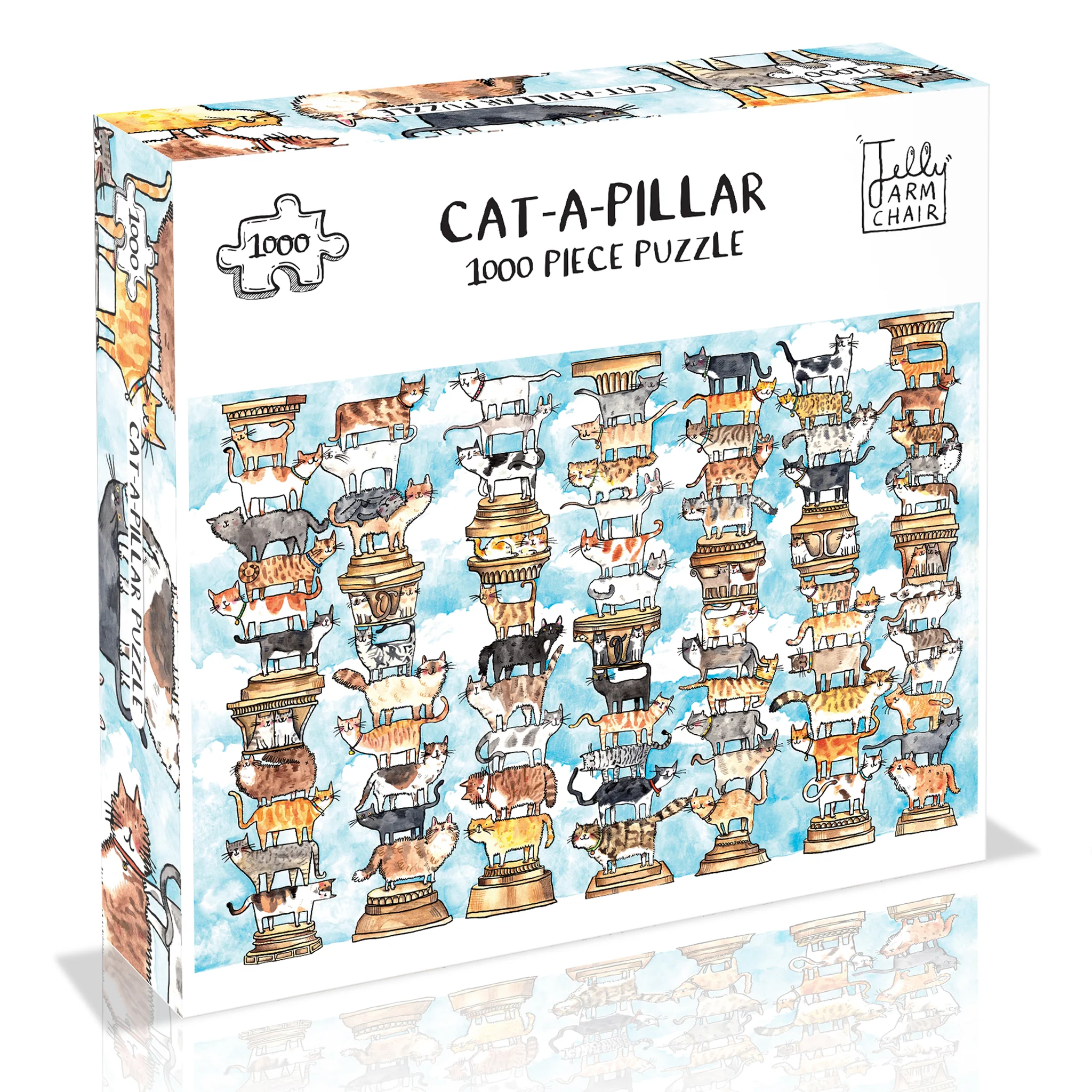 Cat-A-Pillar 1000 piece puzzle